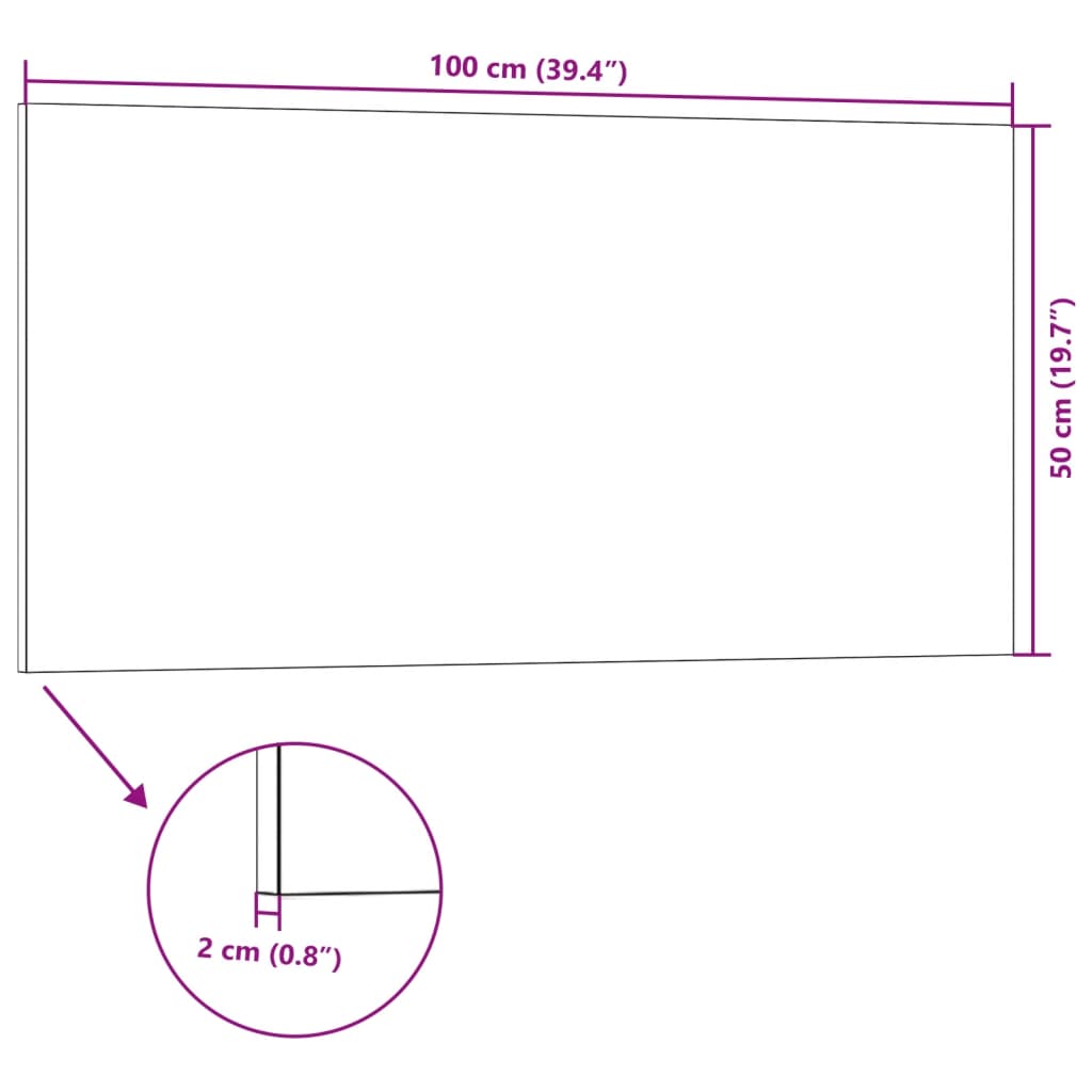 vidaXL 3D-Wandpaneele 10 Stk. Braun 100x50 cm EPS