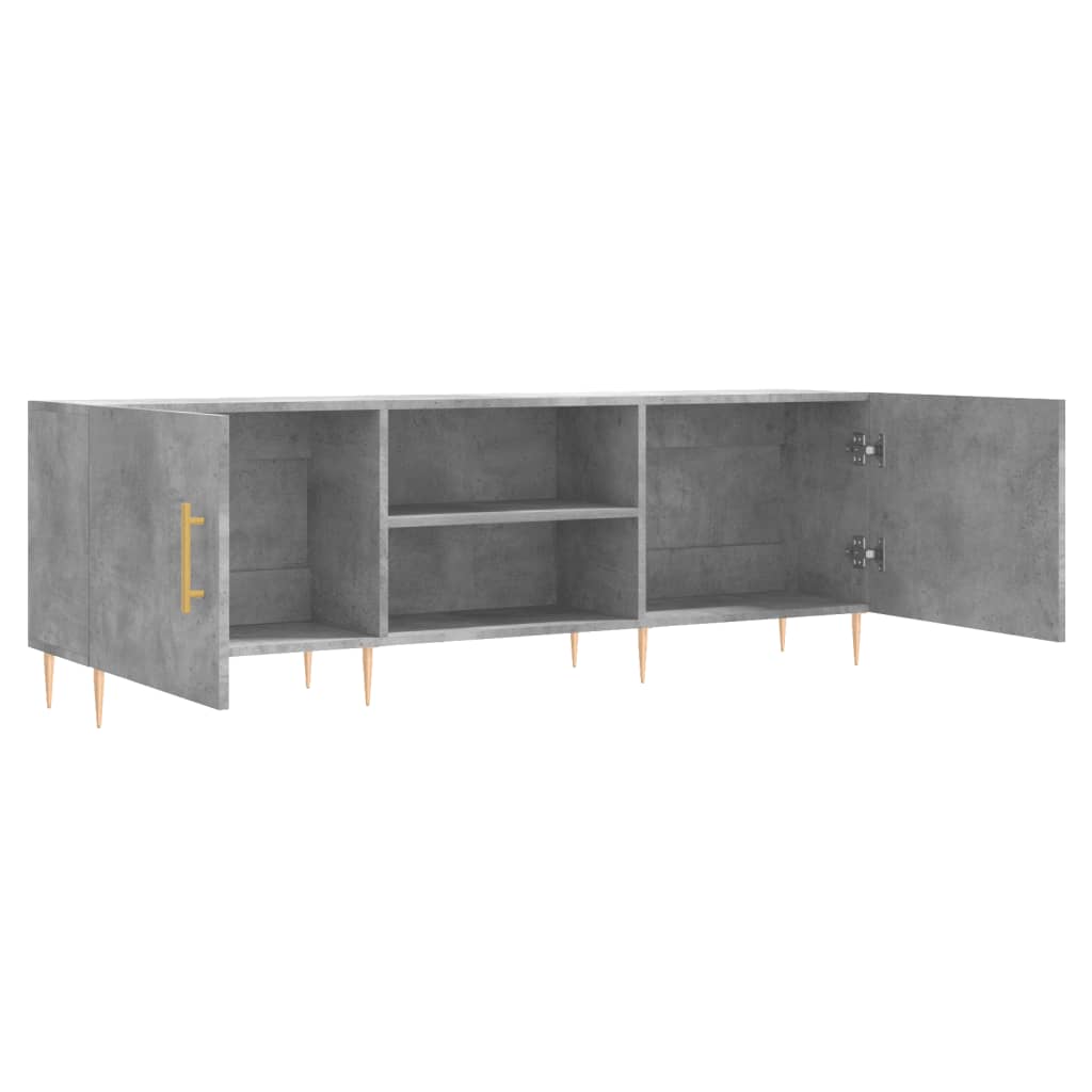 vidaXL TV-Schrank Betongrau 150x30x50 cm Holzwerkstoff