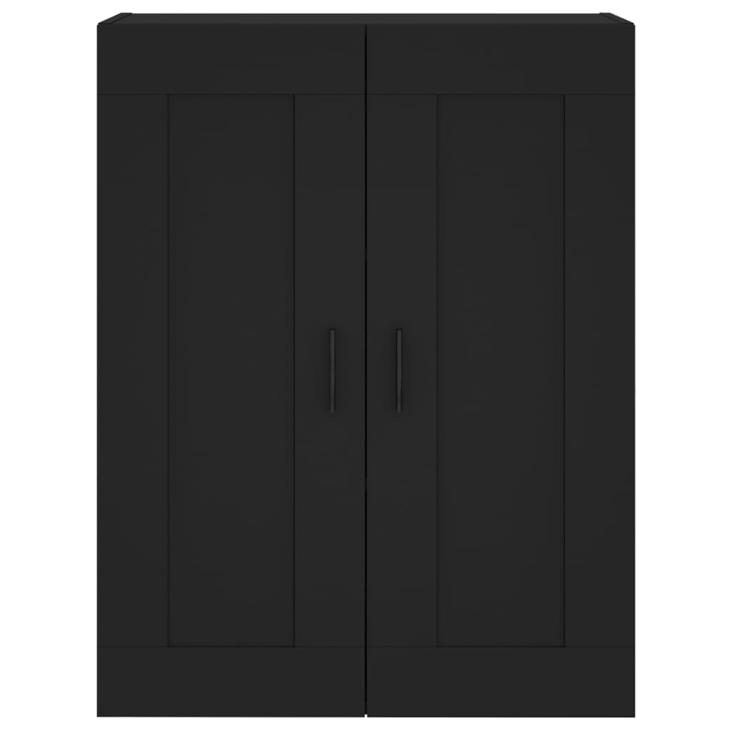 vidaXL Highboard Schwarz 69,5x34x180 cm Holzwerkstoff