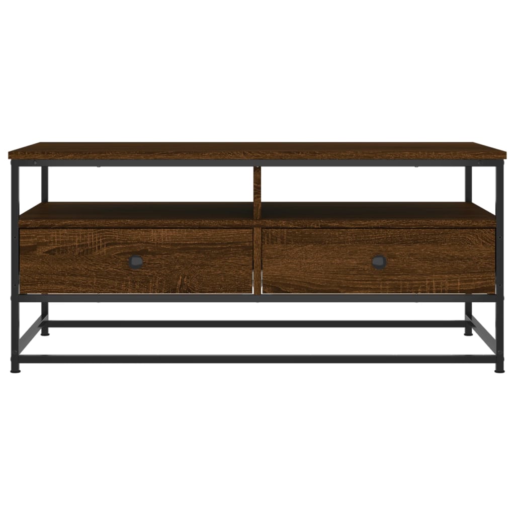 vidaXL Couchtisch Braun Eichen-Optik 100x51x45 cm Holzwerkstoff