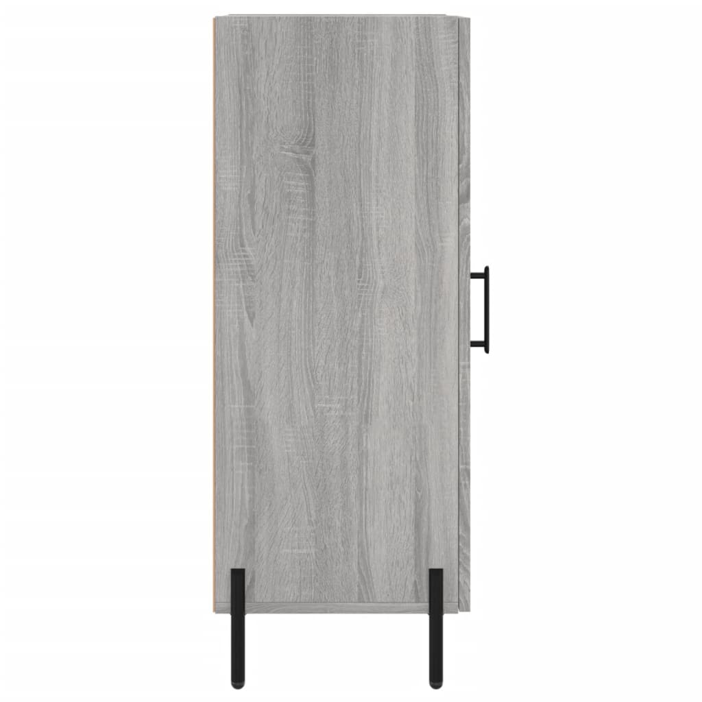 vidaXL Sideboard Grau Sonoma 34,5x34x90 cm Holzwerkstoff