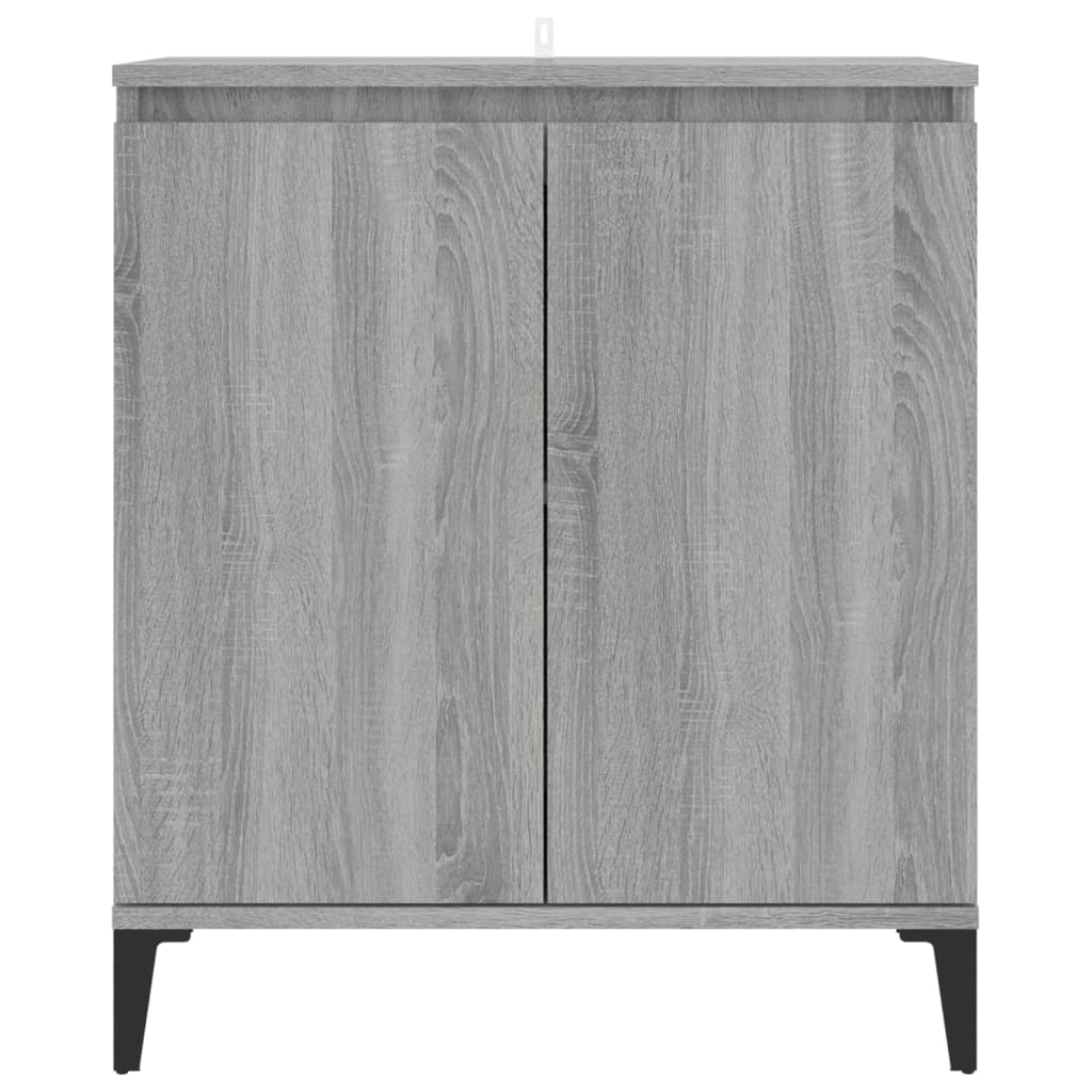 vidaXL Sideboard Grau Sonoma 60x35x70 cm Holzwerkstoff