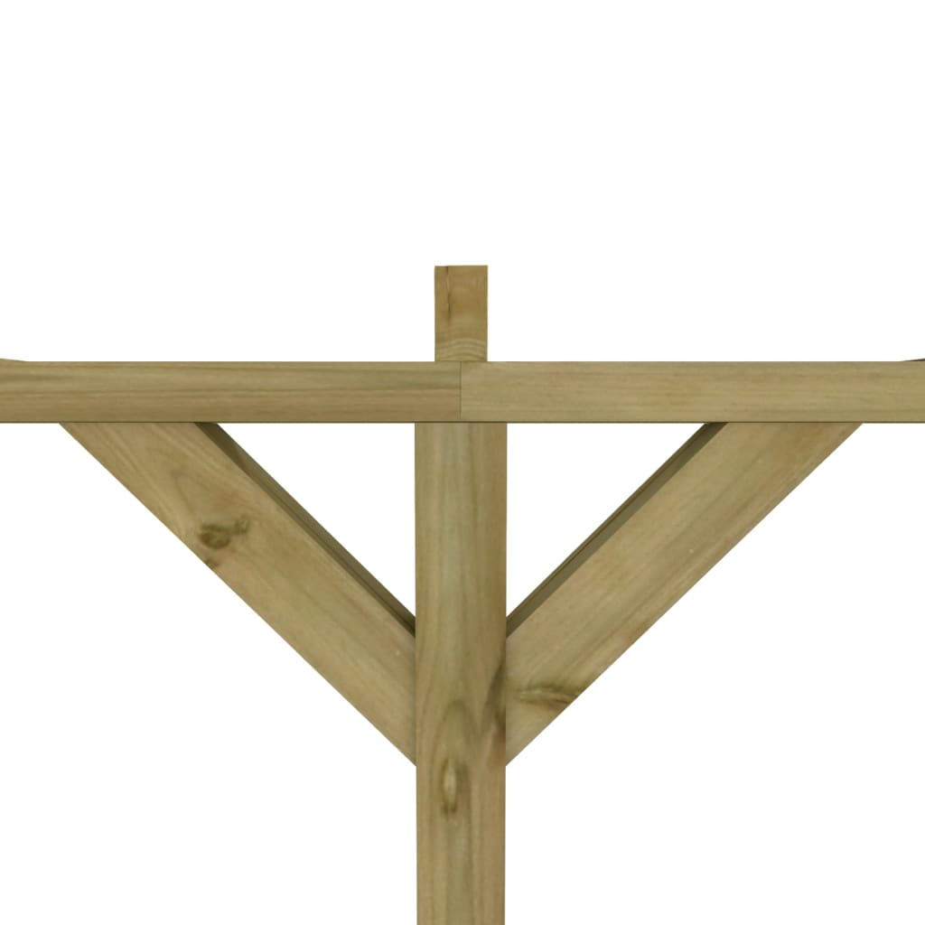 vidaXL Terrassen-Pergola 2x4x2,2 m Holz