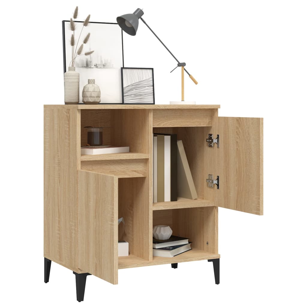 vidaXL Sideboard Sonoma-Eiche 60x35x70 cm Holzwerkstoff