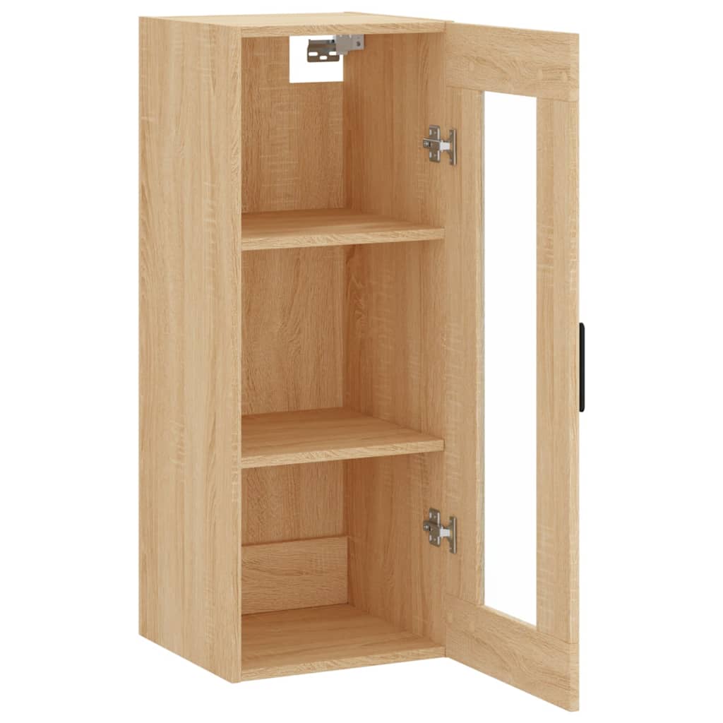 vidaXL Wandschrank Sonoma-Eiche 34,5x34x90 cm