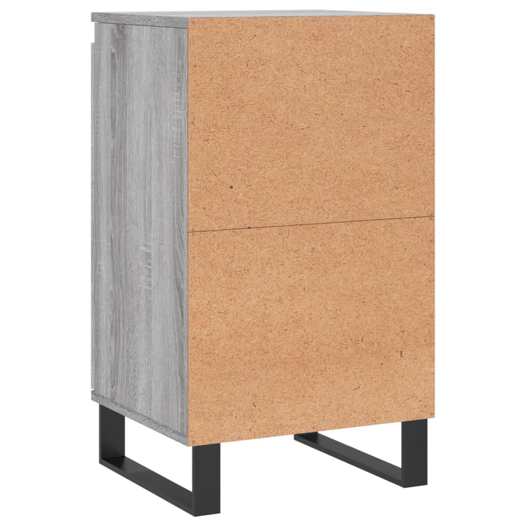 vidaXL Sideboards 2 Stk. Grau Sonoma 40x35x70 cm Holzwerkstoff