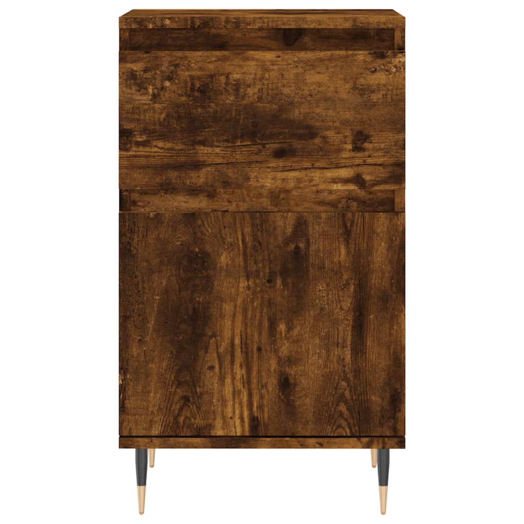 vidaXL Sideboards 2 Stk. Räuchereiche 40x35x70 cm Holzwerkstoff