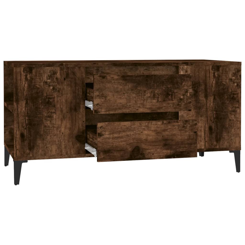 vidaXL TV-Schrank Räuchereiche 102x44,5x50 cm Holzwerkstoff