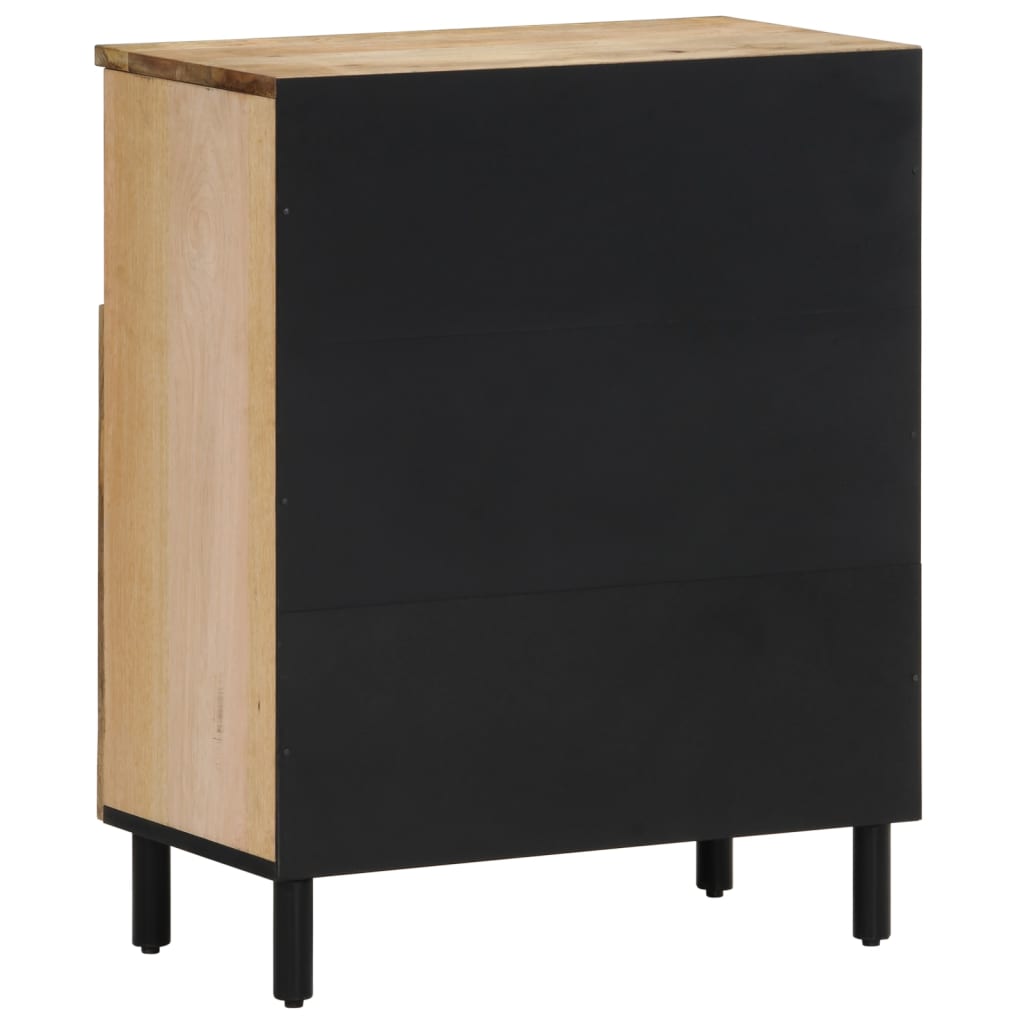 vidaXL Beistellschrank 60x33x75 cm Massivholz Mango