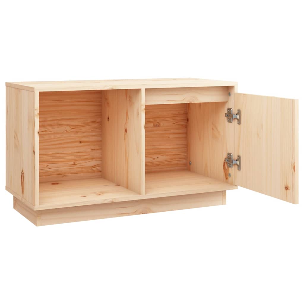 vidaXL TV-Schrank 74x35x44 cm Massivholz Kiefer