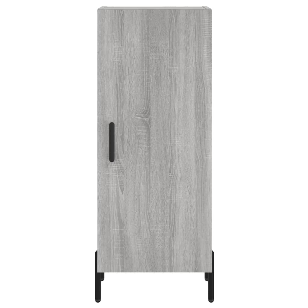 vidaXL Sideboard Grau Sonoma 34,5x34x90 cm Holzwerkstoff