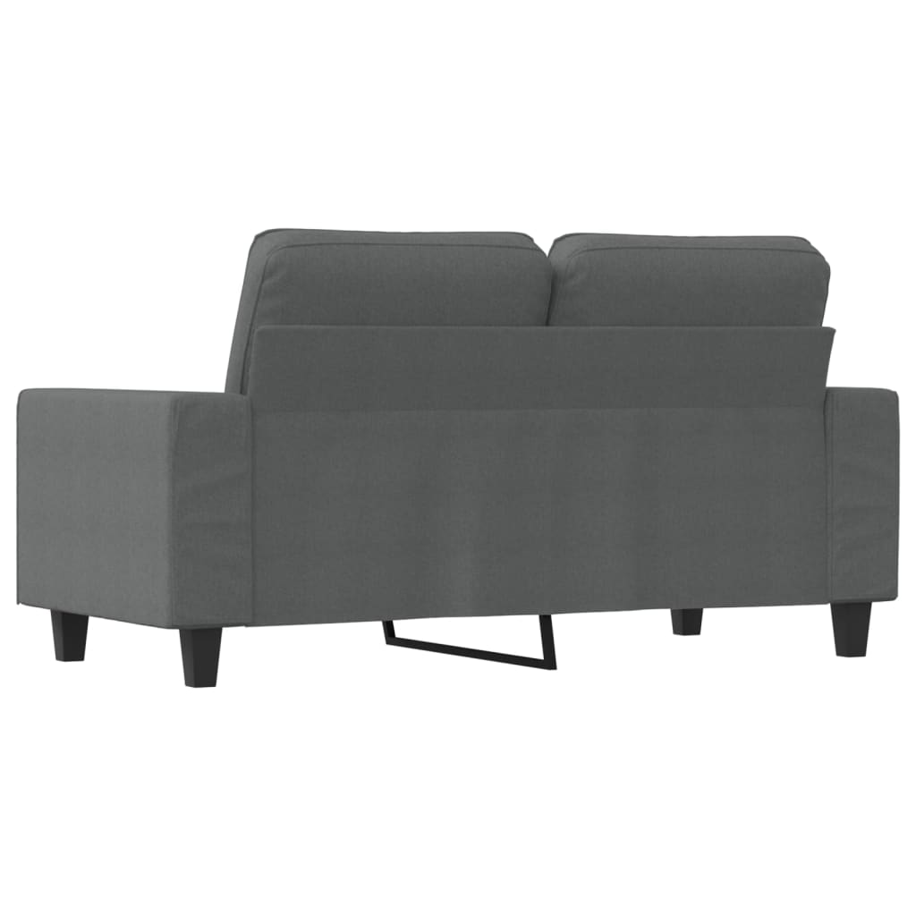 vidaXL 2-Sitzer-Sofa Dunkelgrau 120 cm Stoff