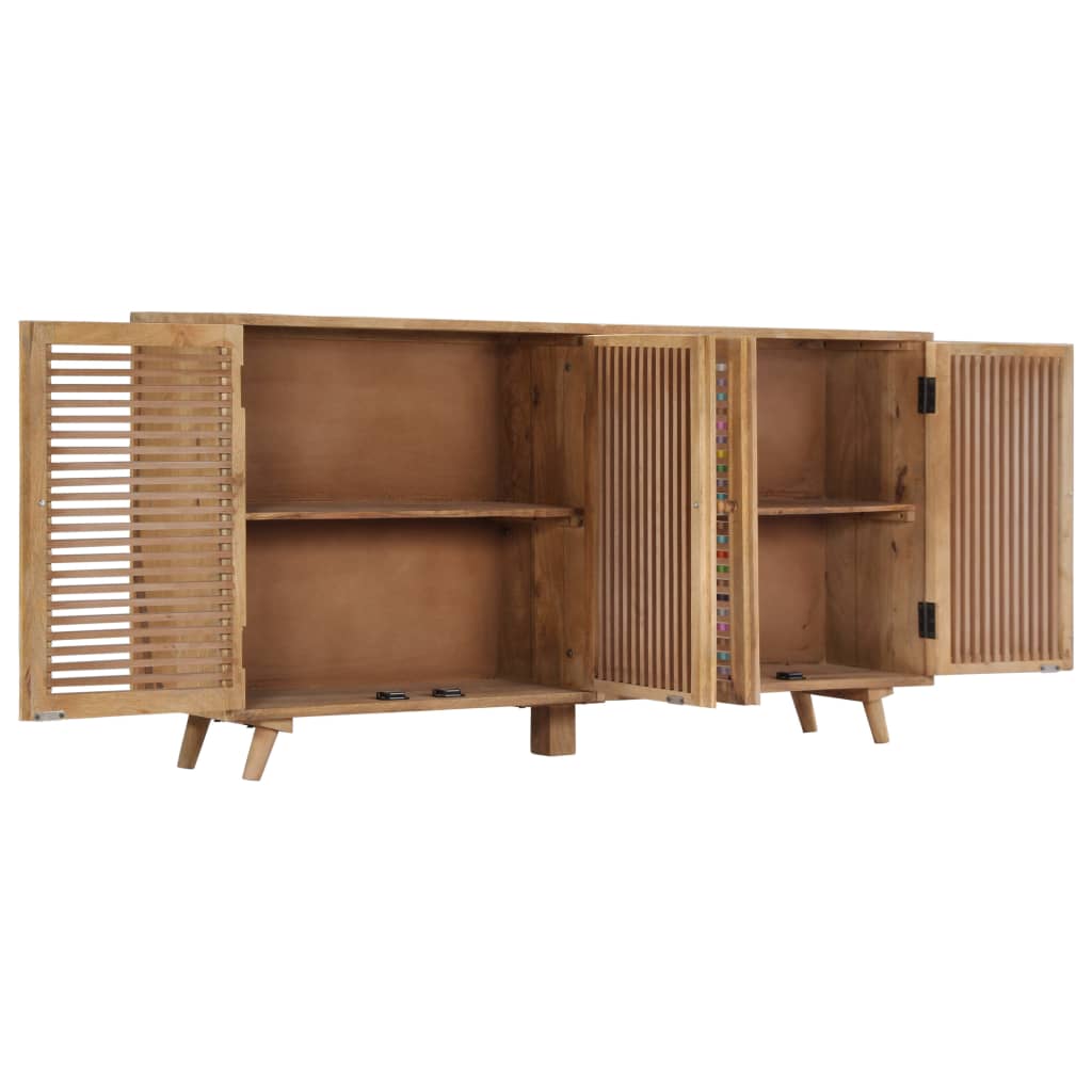 vidaXL Sideboard 150x30x75 cm Massivholz Mango