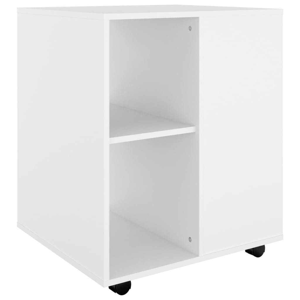 vidaXL Rollschrank Weiß 60x53x72 cm Holzwerkstoff