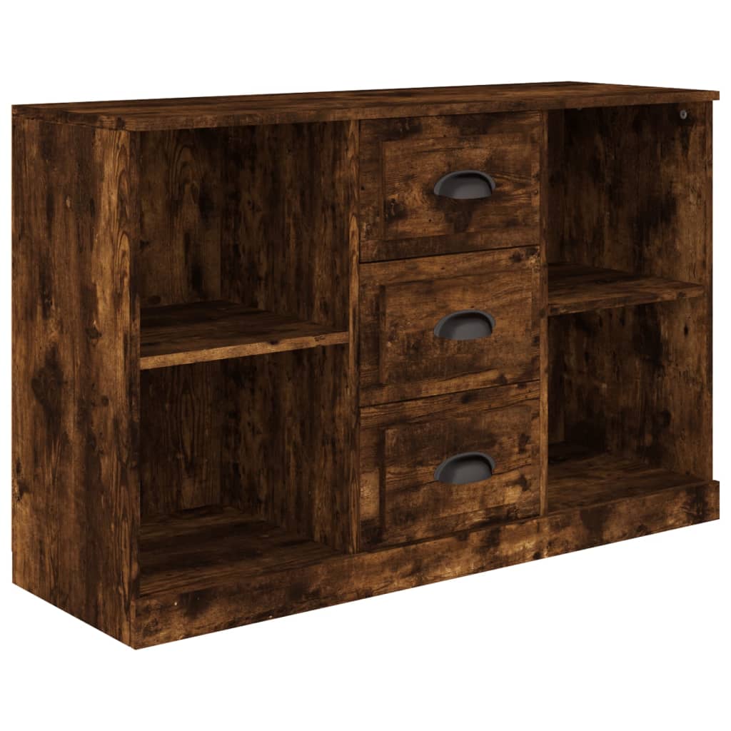 vidaXL Sideboard Räuchereiche 104,5x35,5x67,5 cm Holzwerkstoff