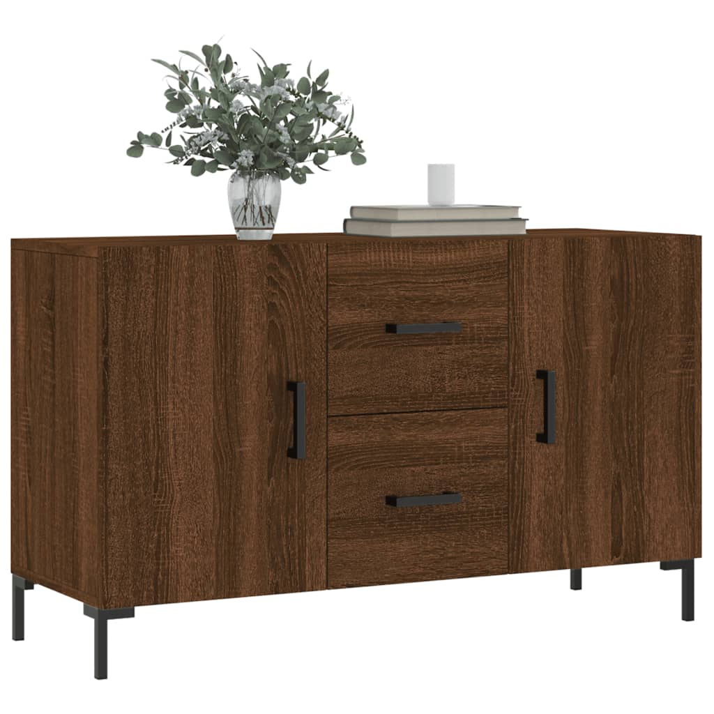 vidaXL Sideboard Braun Eichen-Optik 100x36x60 cm Holzwerkstoff