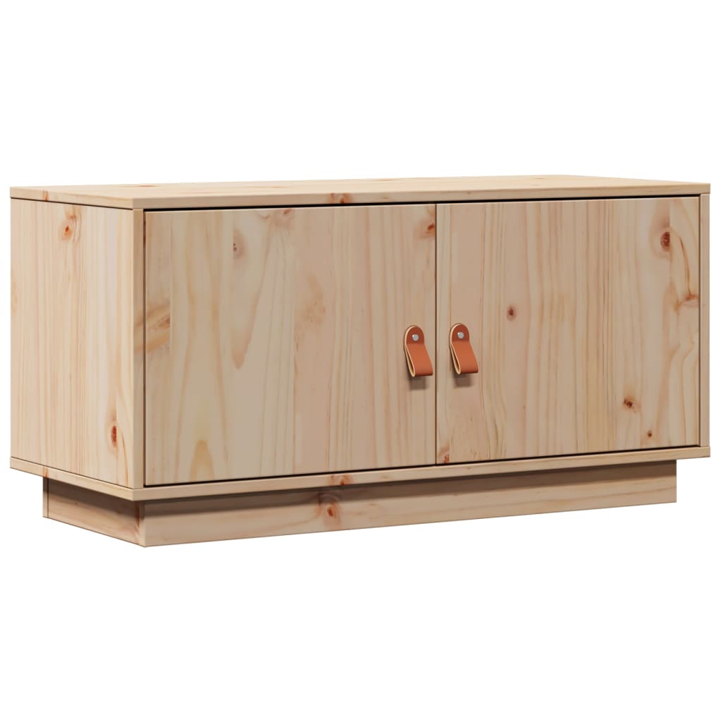 vidaXL TV-Schrank 80x34x40 cm Massivholz Kiefer