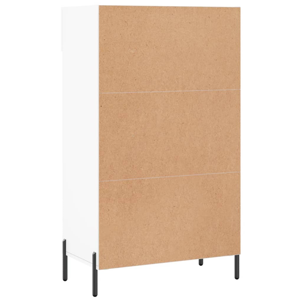 vidaXL Schuhschrank Weiß 60x35x105 cm Holzwerkstoff