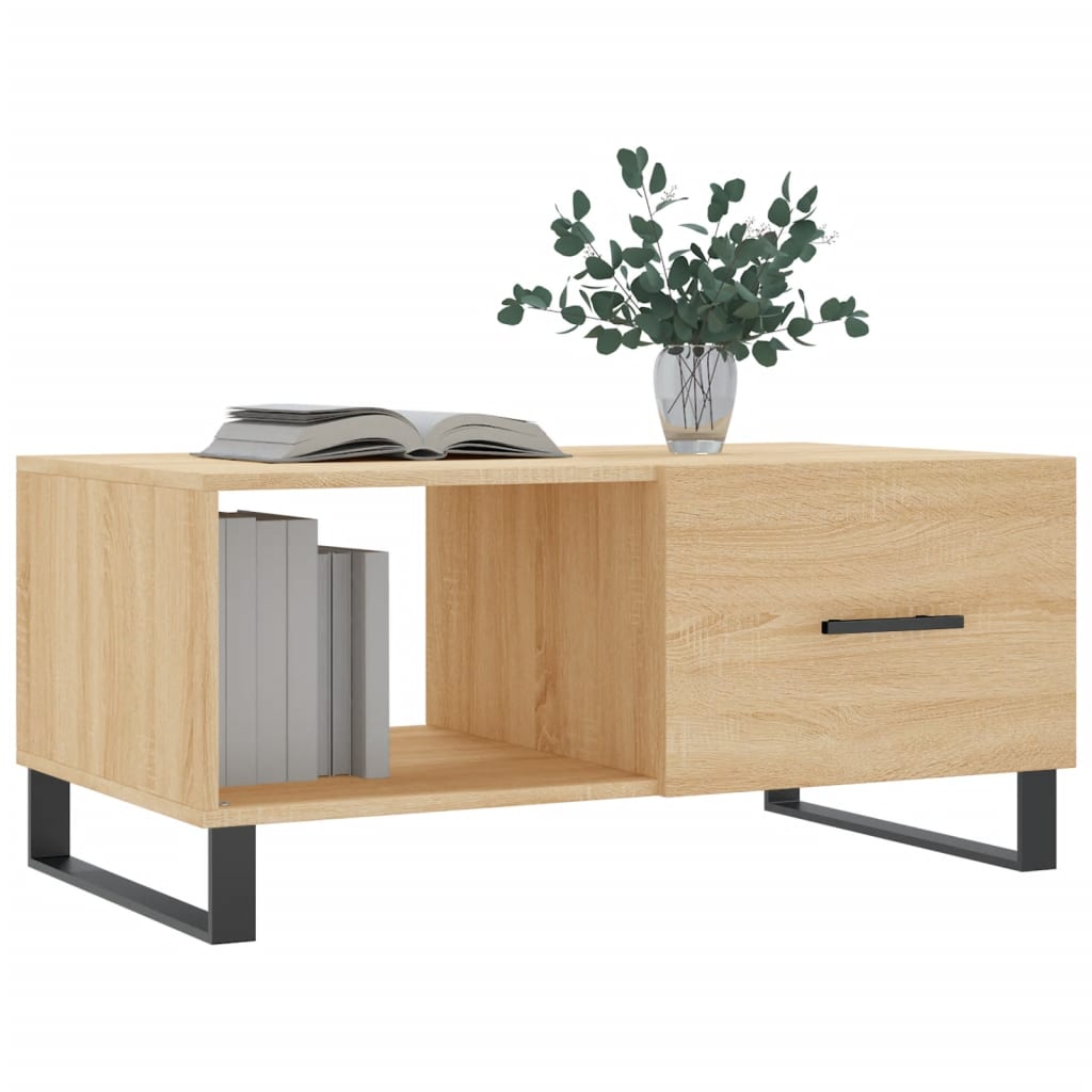 vidaXL Couchtisch Sonoma-Eiche 90x50x40 cm Holzwerkstoff