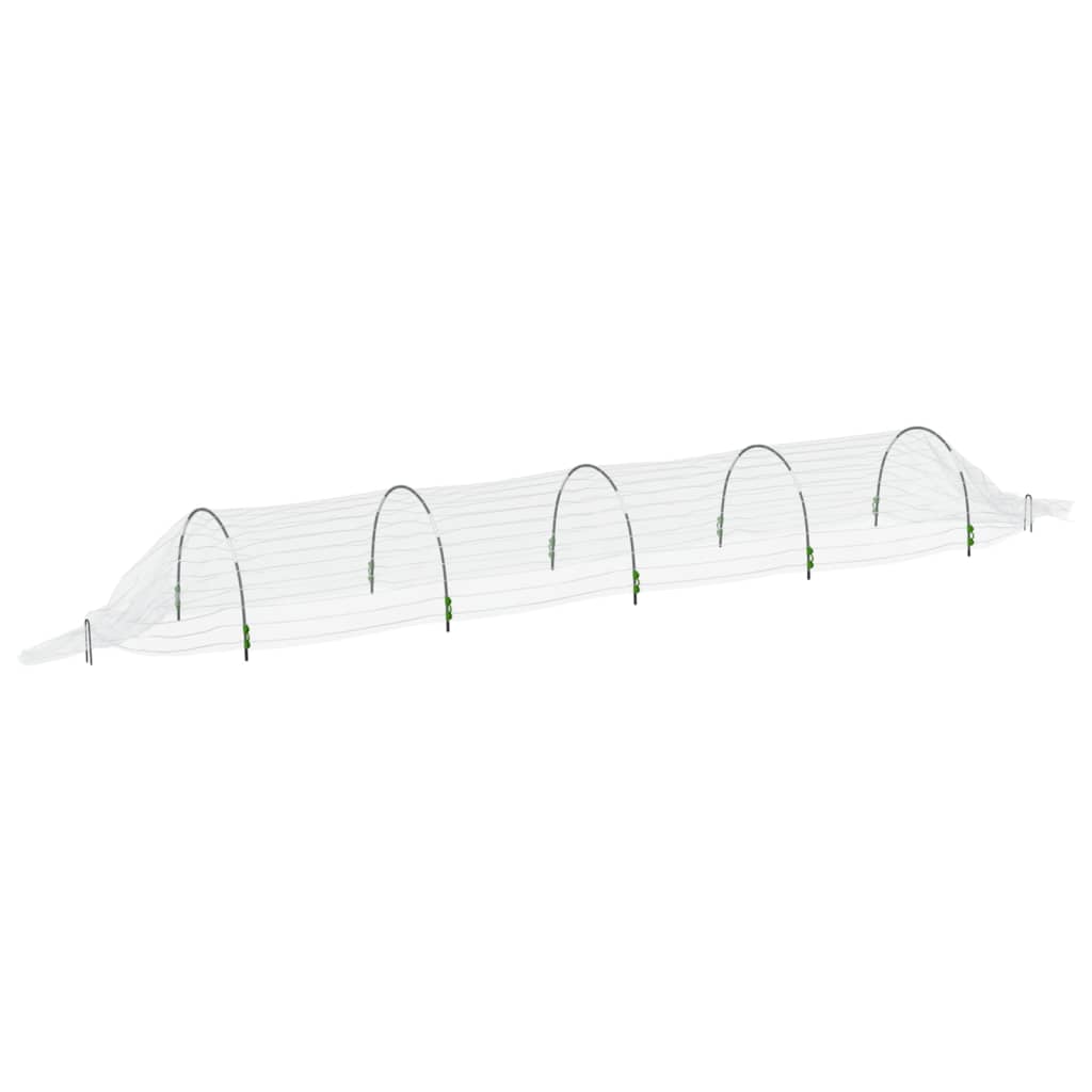 vidaXL Netztunnel 2 Stk. 1,5x5 m Fiberglas und PP