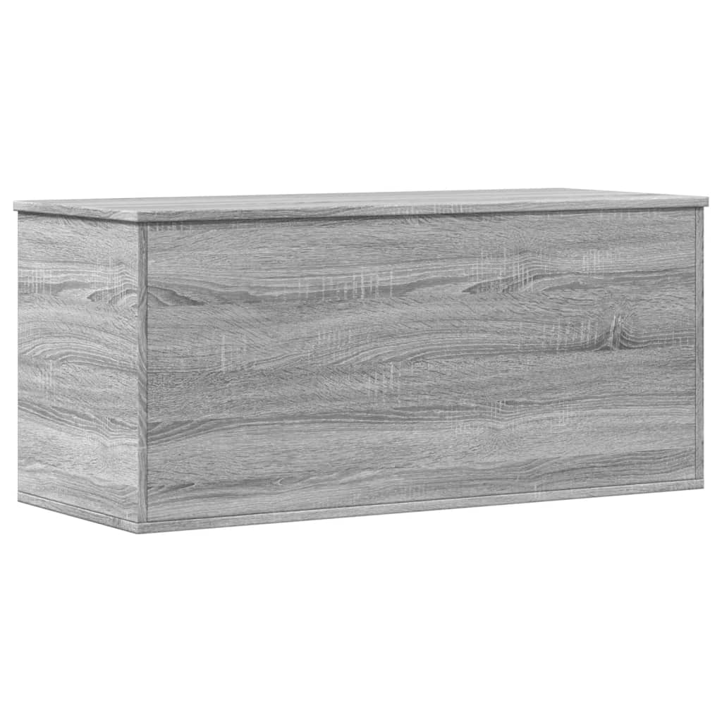 vidaXL Truhe Grau Sonoma 100x42x46 cm Holzwerkstoff