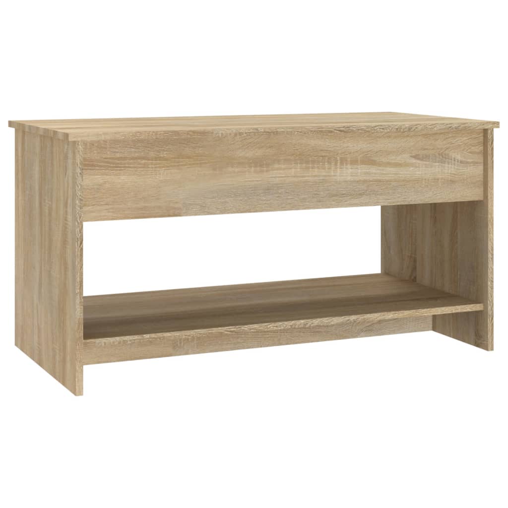 vidaXL Couchtisch Sonoma-Eiche 102x50x52,5 cm Holzwerkstoff