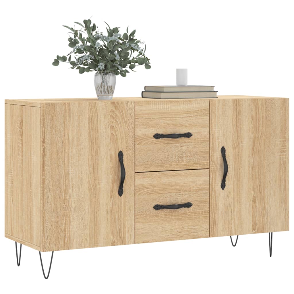 vidaXL Sideboard Sonoma-Eiche 100x36x60 cm Holzwerkstoff