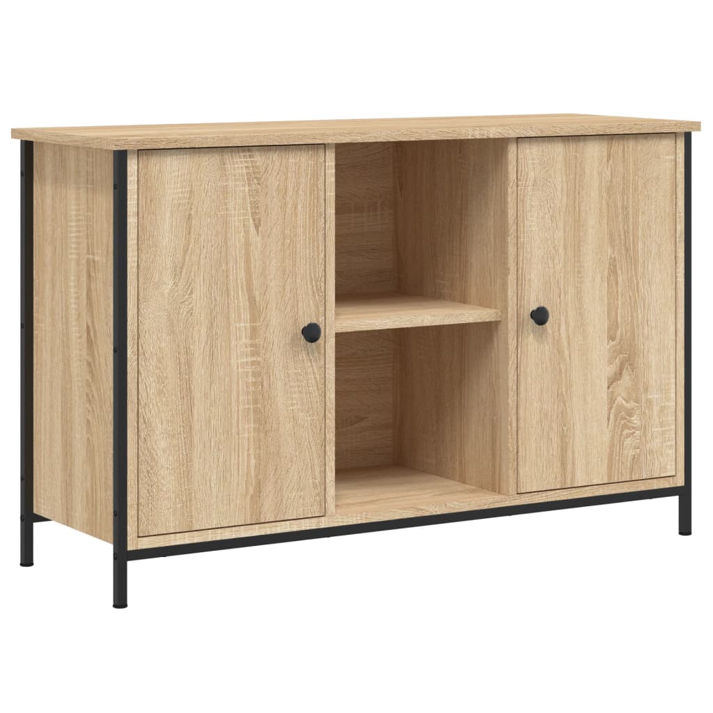 vidaXL TV-Schrank Sonoma-Eiche 100x35x65 cm Holzwerkstoff