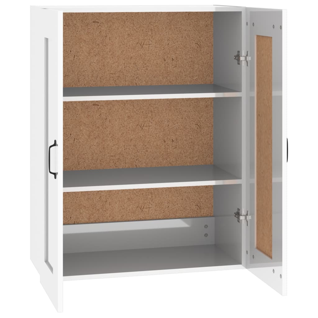 vidaXL Hängeschrank Hochglanz-Weiß 69,5x32,5x90 cm