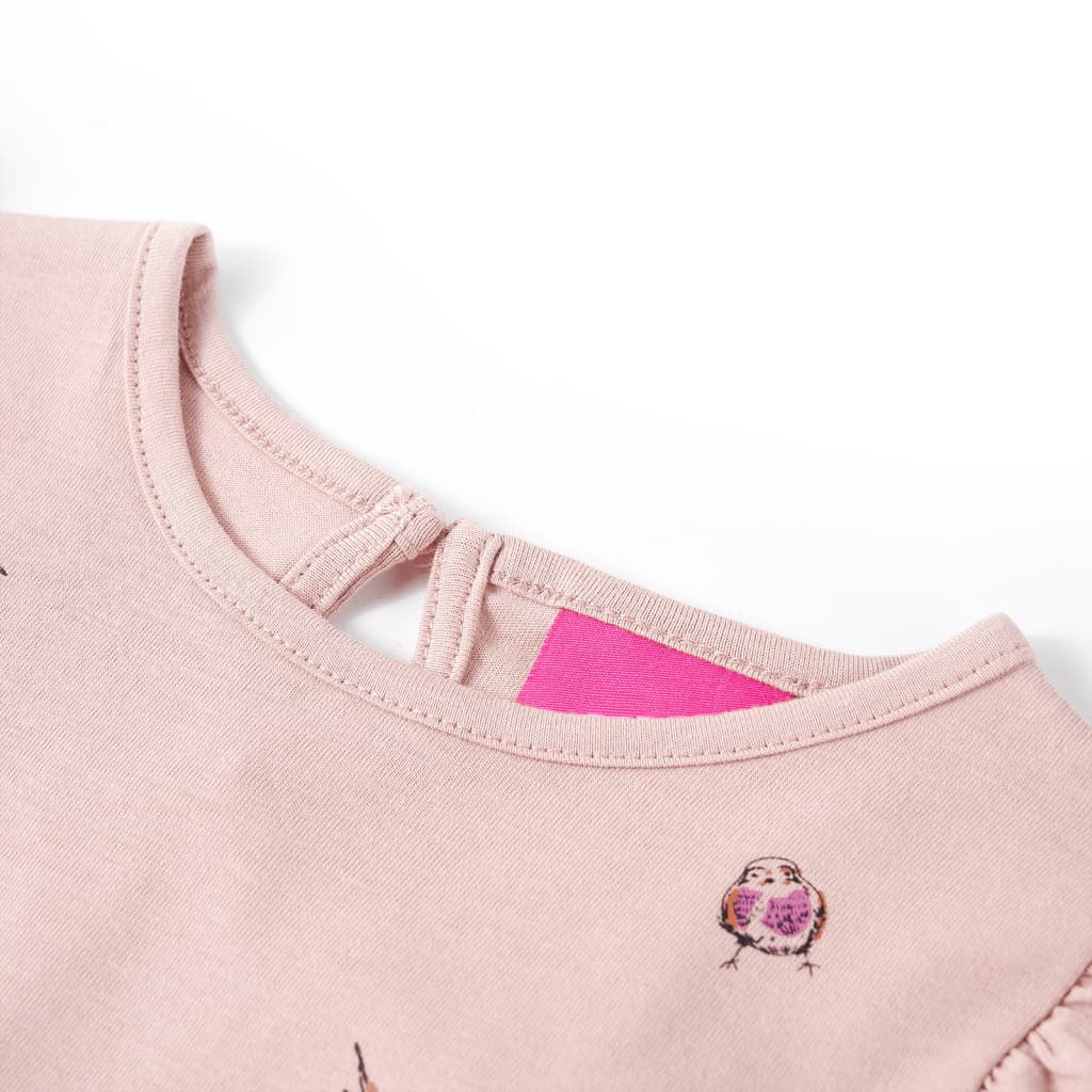 Kinder-Langarmshirt Rosa 116