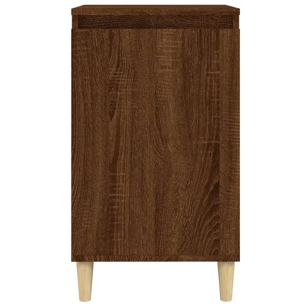 vidaXL Nachttisch Braun Eichen-Optik 40x35x70 cm Holzwerkstoff