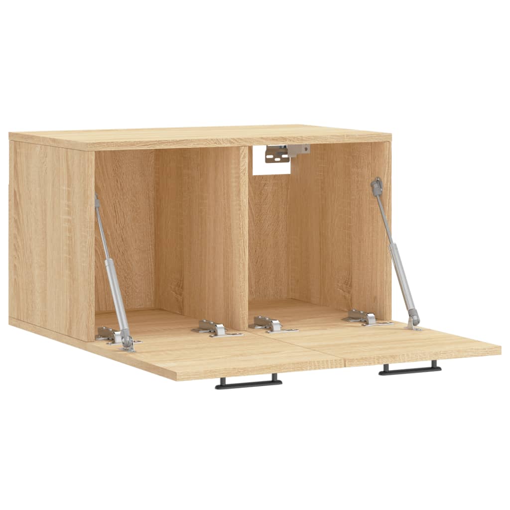 vidaXL Wandschrank Sonoma-Eiche 60x36,5x35 cm Holzwerkstoff