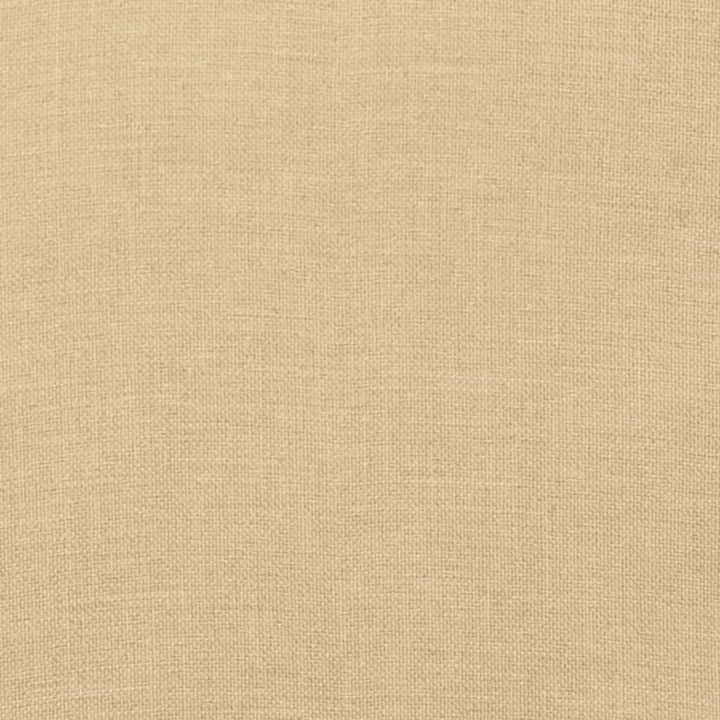 vidaXL Palettenkissen 2-tlg. Melange Beige Stoff