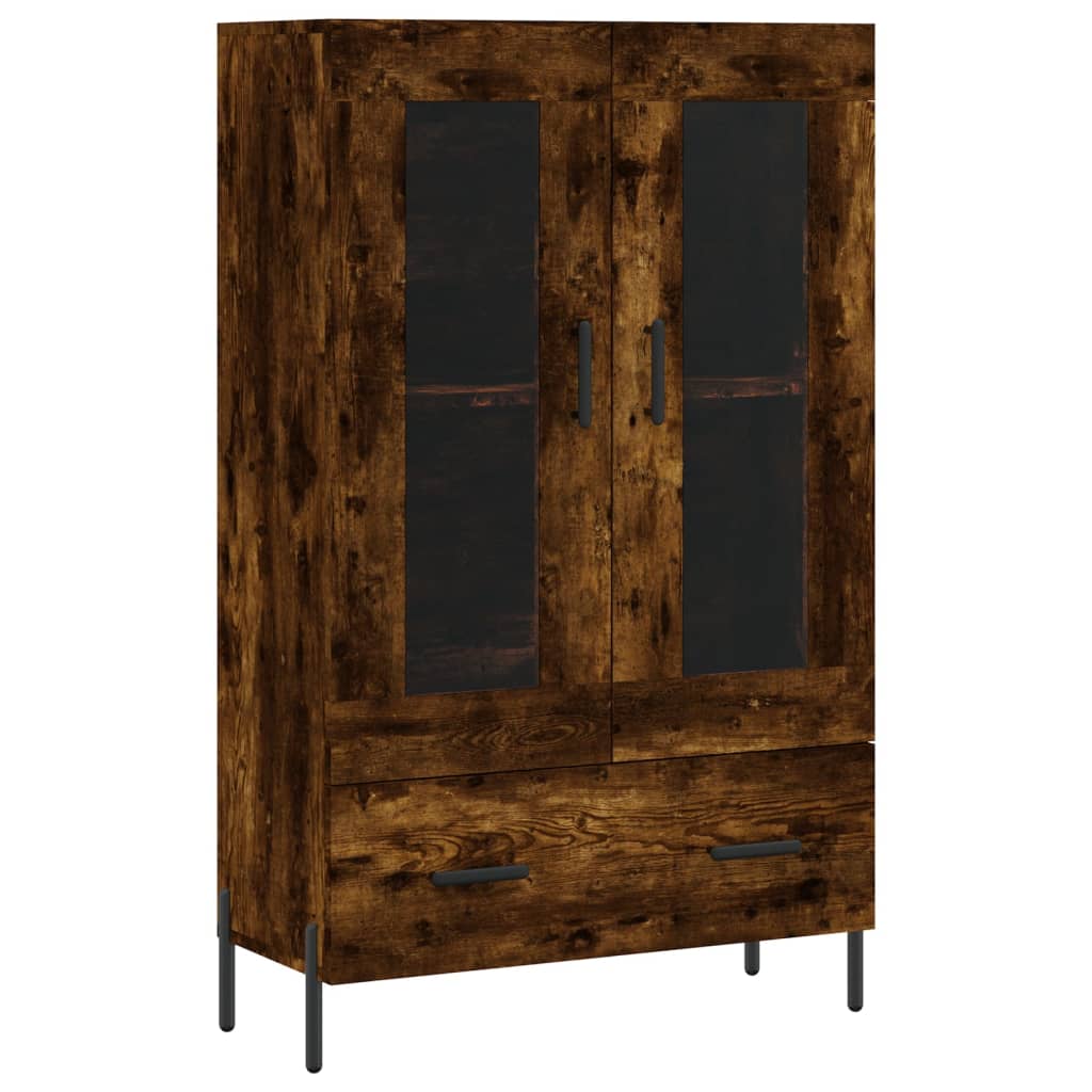 vidaXL Highboard Räuchereiche 69,5x31x115 cm Holzwerkstoff