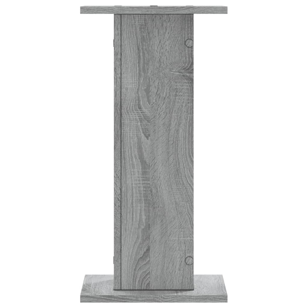 vidaXL Pflanzenständer 2 Stk. Grau Sonoma 30x30x60 cm Holzwerkstoff