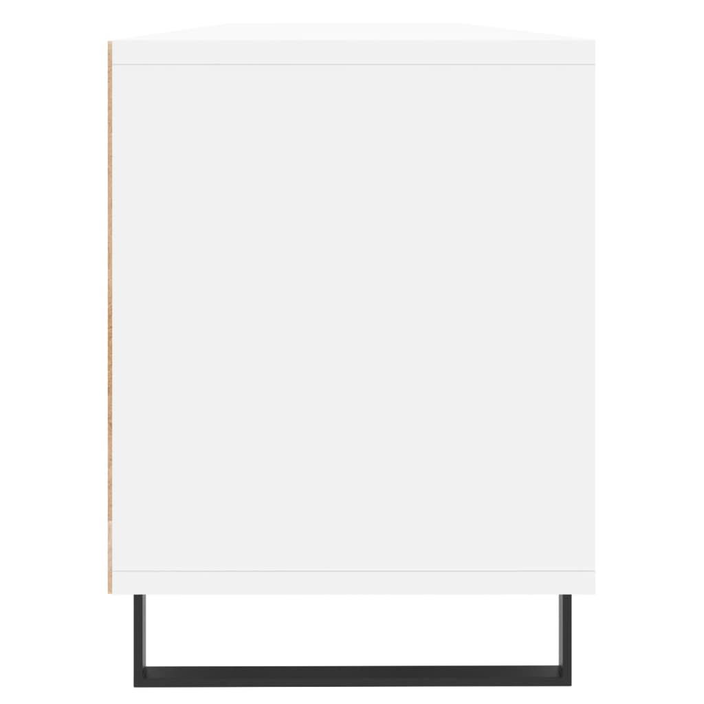 vidaXL TV-Schrank Weiß 150x30x44,5 cm Holzwerkstoff