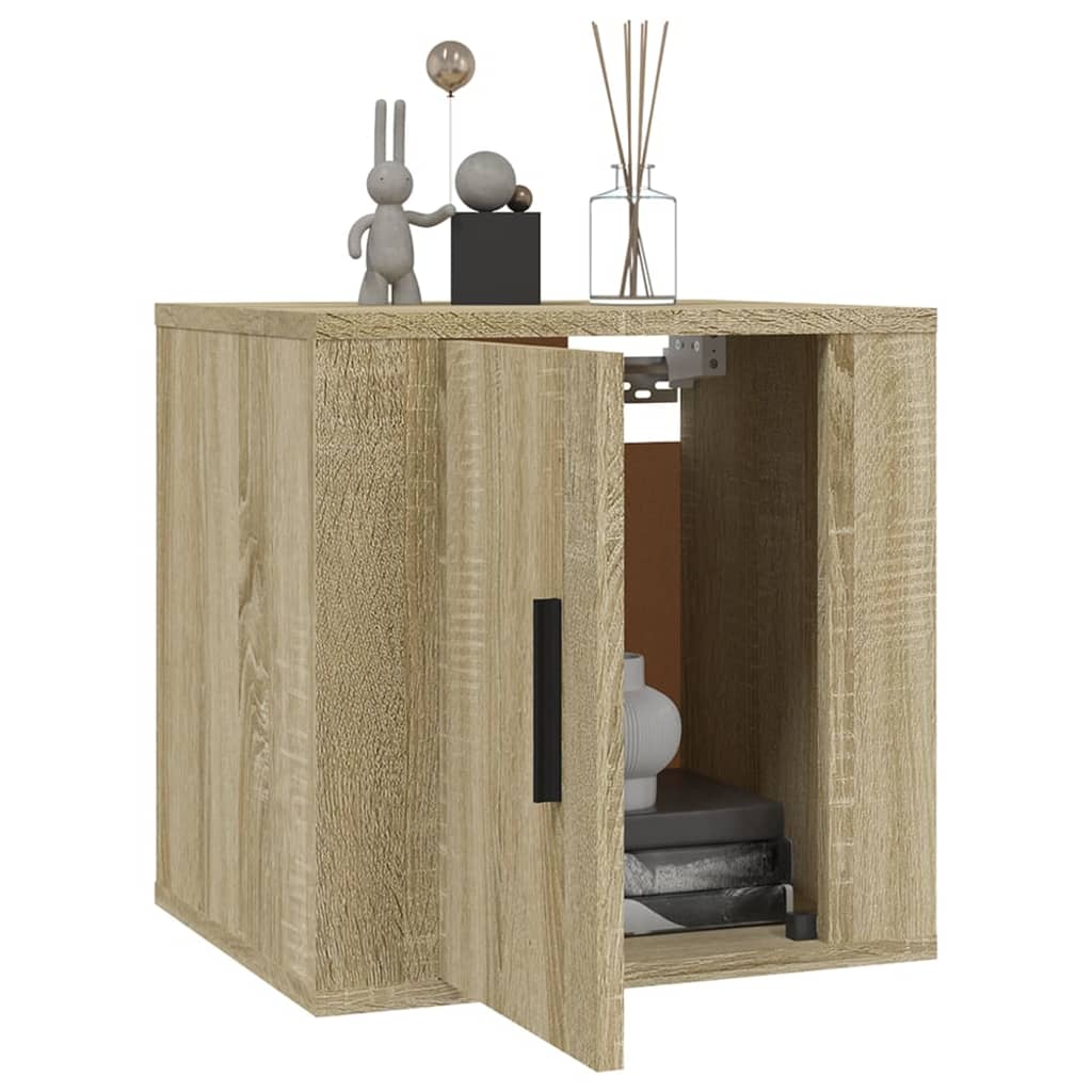 vidaXL TV-Wandschrank Sonoma-Eiche 40x34,5x40 cm