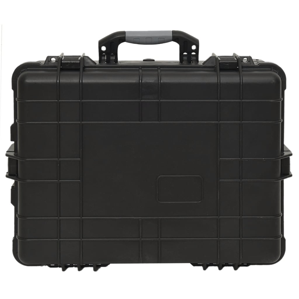 vidaXL Flugkoffer mit Rollen Schwarz 58x45x27 cm PP