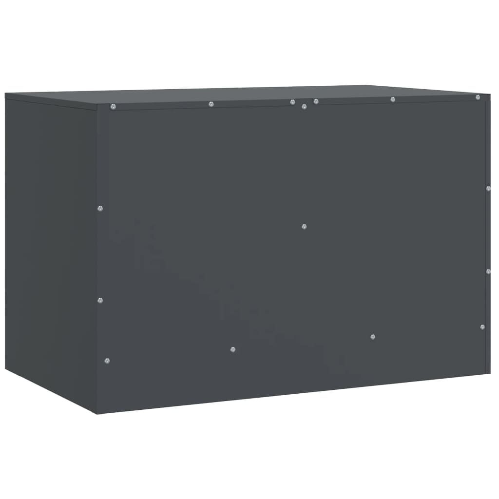 vidaXL TV-Schrank Anthrazit 67x39x44 cm Stahl