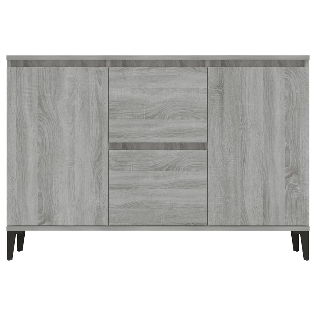 vidaXL Sideboard Grau Sonoma 104x35x70 cm Holzwerkstoff