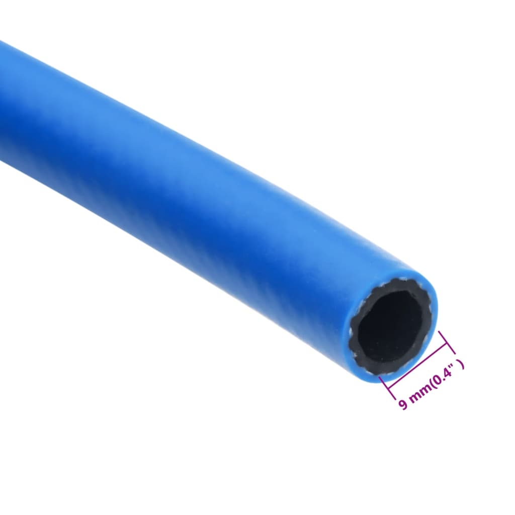 vidaXL Luftschlauch Blau 0,6" 20 m PVC