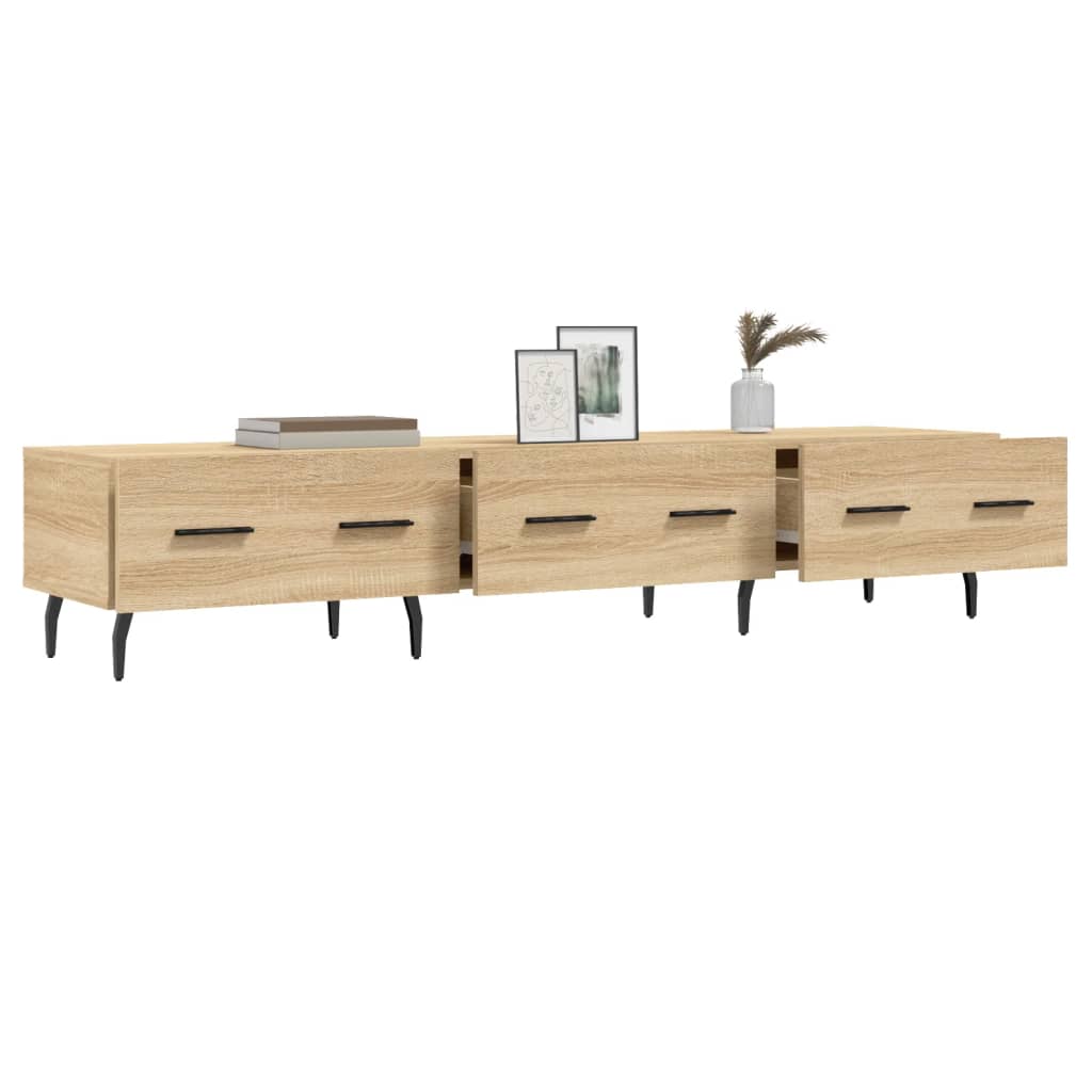 vidaXL TV-Schrank Sonoma-Eiche 150x36x30 cm Holzwerkstoff