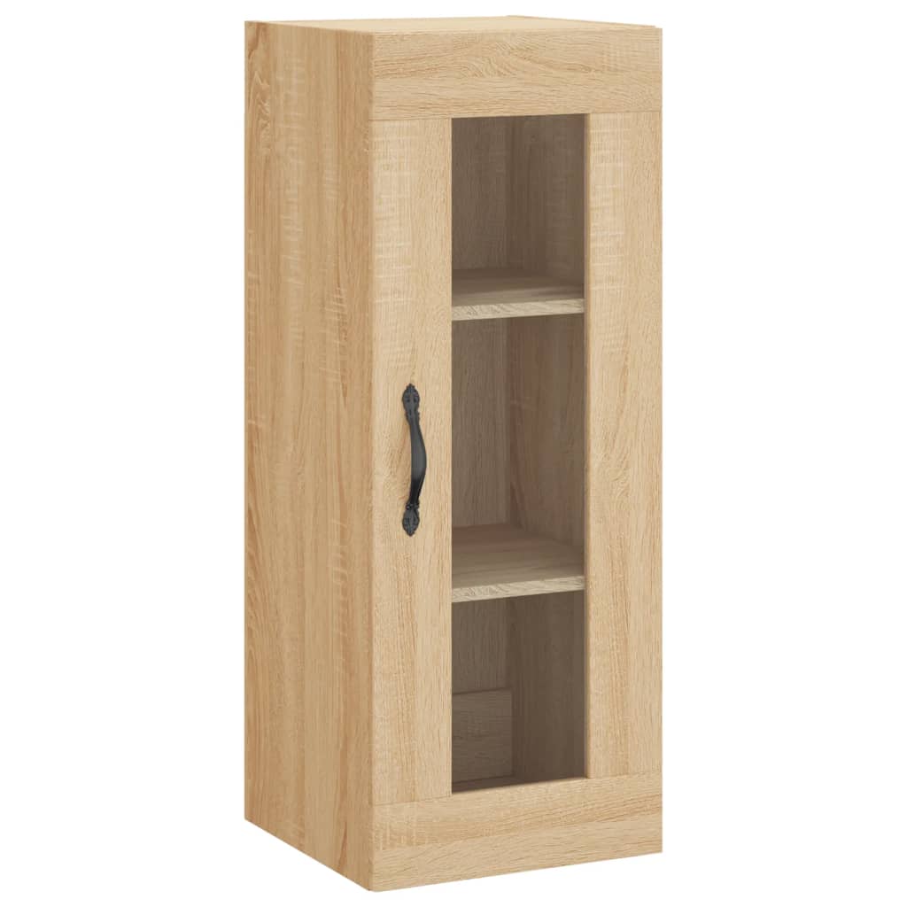 vidaXL Wandschrank Sonoma-Eiche 34,5x34x90 cm