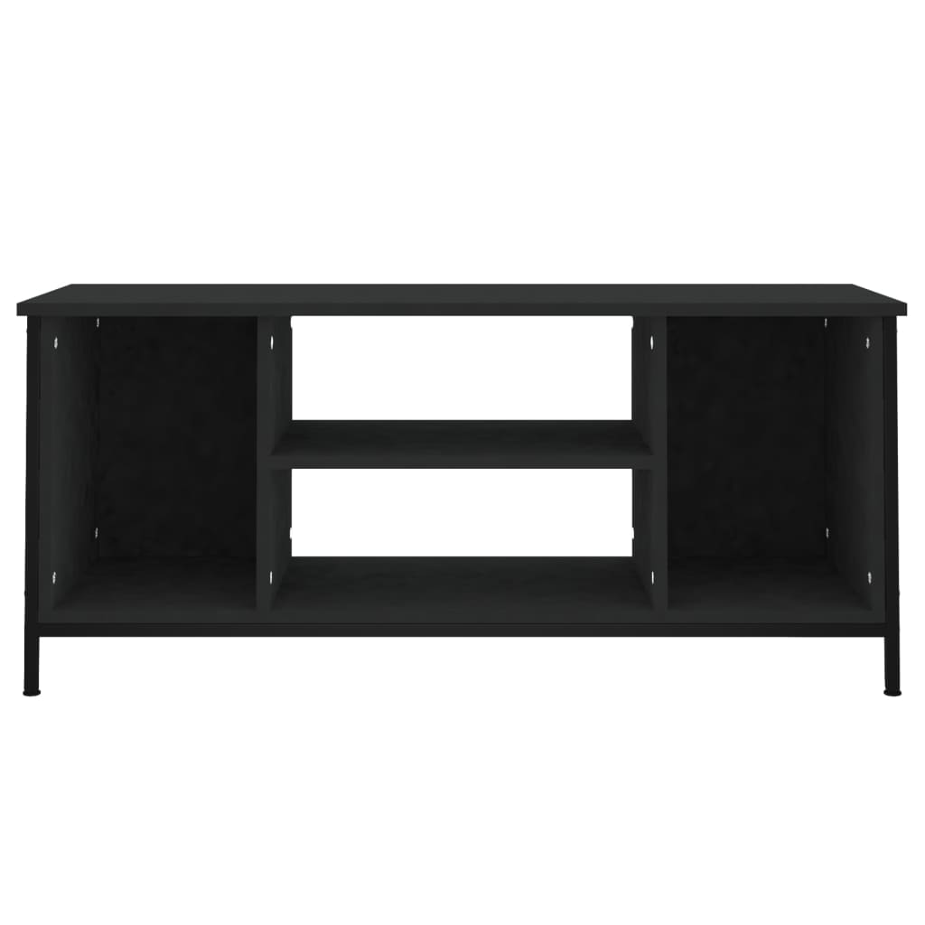 vidaXL TV-Schrank Schwarz 102x35x45 cm Holzwerkstoff