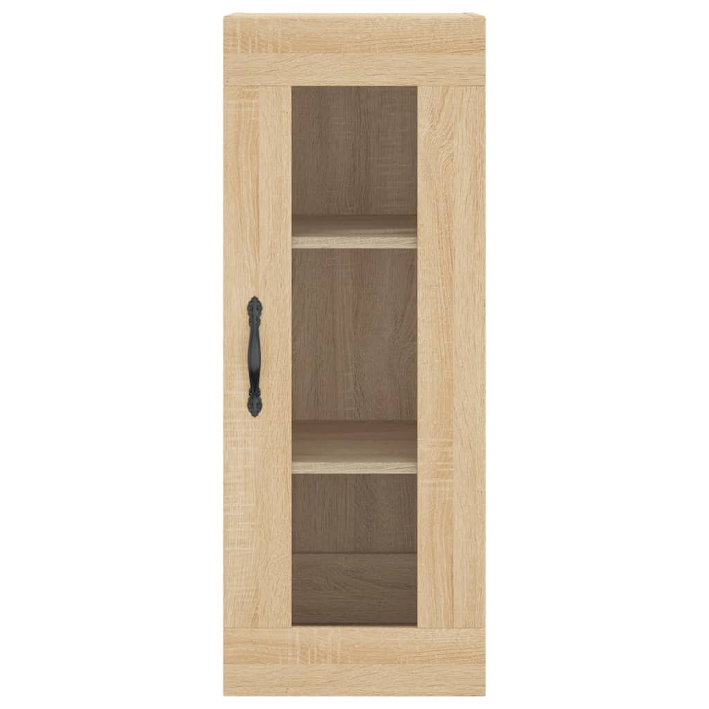 vidaXL Wandschrank Sonoma-Eiche 34,5x34x90 cm