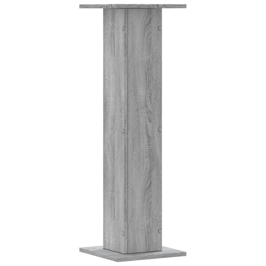 vidaXL Pflanzenständer 2 Stk. Grau Sonoma 30x30x95 cm Holzwerkstoff