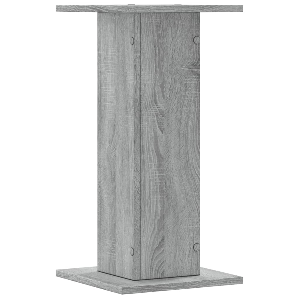 vidaXL Pflanzenständer 2 Stk. Grau Sonoma 30x30x60 cm Holzwerkstoff