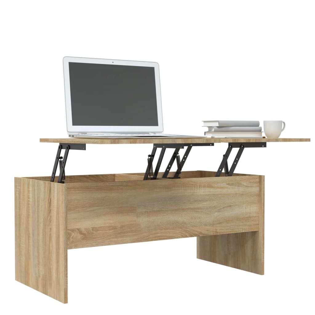 vidaXL Couchtisch Sonoma-Eiche 102x50,5x46,5 cm Holzwerkstoff