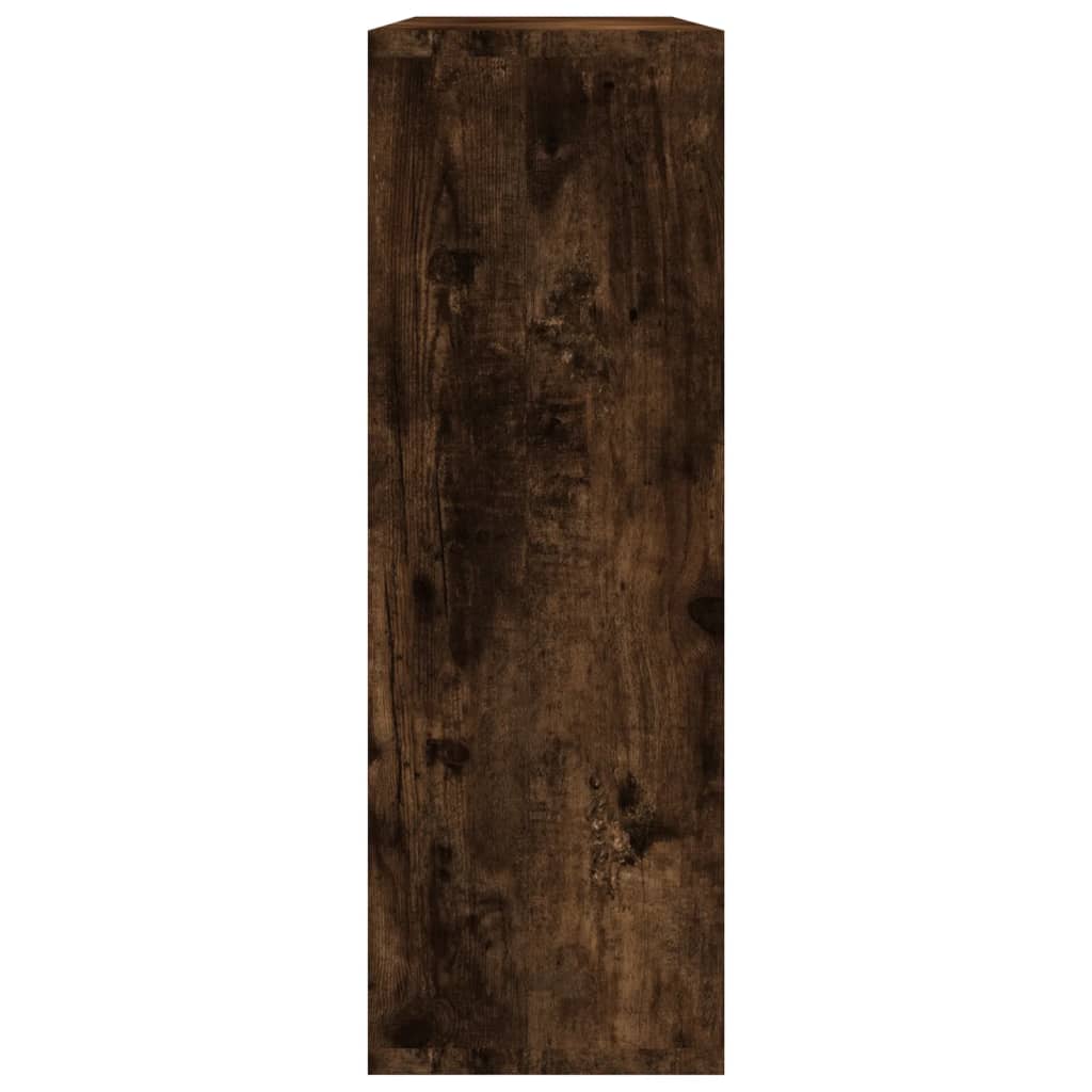 vidaXL Wandregal Räuchereiche 104x20x58,5 cm Holzwerkstoff