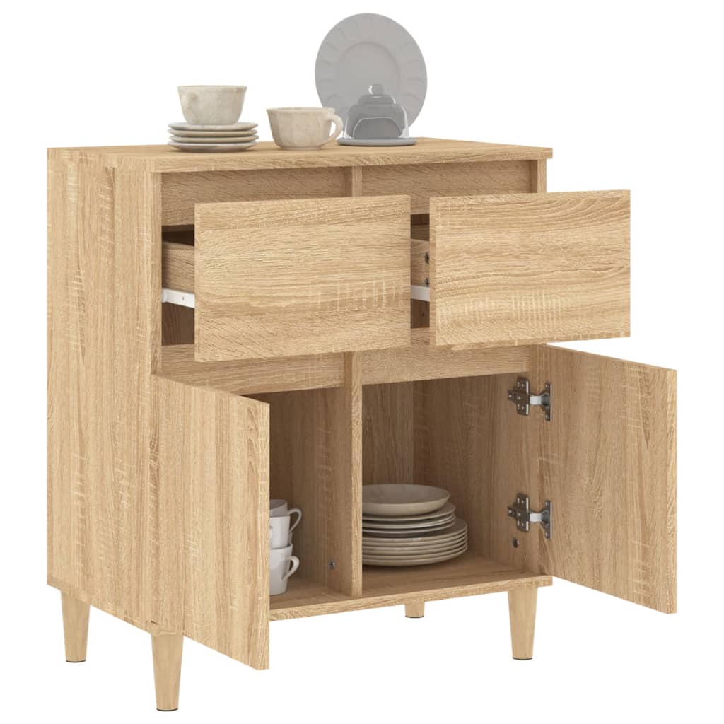 vidaXL Sideboard Sonoma-Eiche 60x35x70 cm Holzwerkstoff